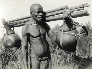 Carrier of palm-wine, in Cameroon