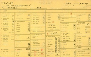 WPA household census for 817 BLADES, Los Angeles