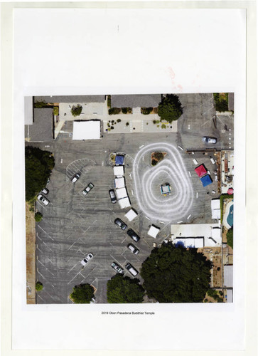 Pasadena Buddhist Temple aerial view