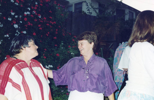 Judy Abdo (left) and Sheila Kuehl