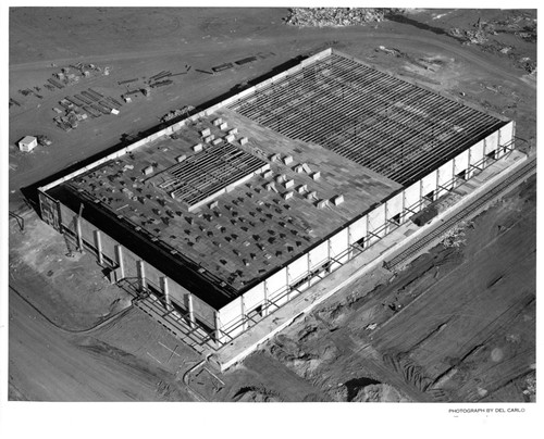 Aerial View of IBM San Jose Building 25 During Construction