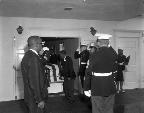 Military Funeral, Los Angeles, 1966