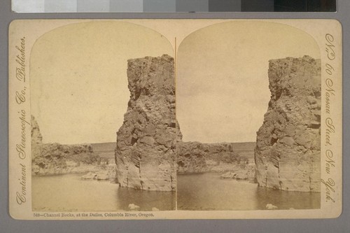 Channel Rocks, at the Dalles, Columbia River, Oregon