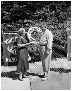 Woodcraft Rangers (Lake Arrowhead camp pool dedicated), 1954