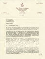 Correspondence from John Busby to Peter Drucker, 2001-06-01