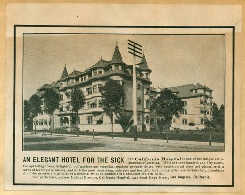 An elegant hotel for the sick
