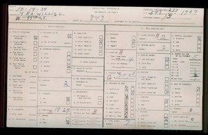 WPA household census for 843 W 99TH ST, Los Angeles County