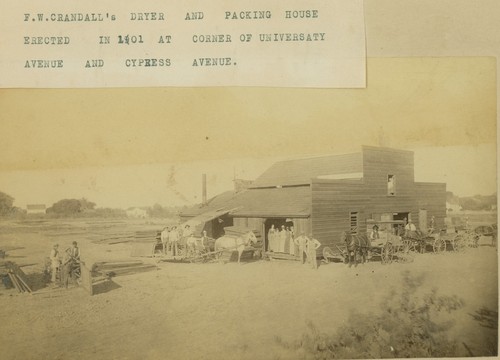 Crandall and Rice dryer and packing house