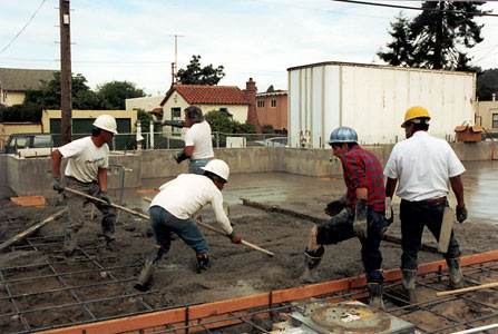 Construction of Albany Library--4