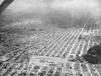 Aerial view of Albany from El Cerrito