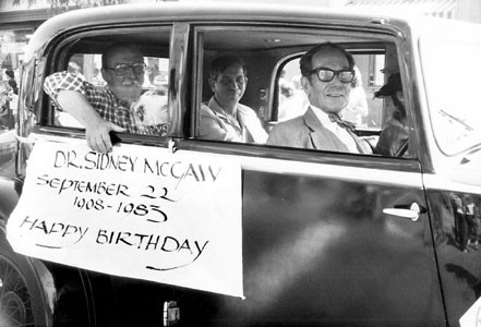 75th Anniversary parade--Dr. Sidney McGaw