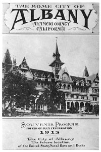 Cover of Souvenir Program, Fourth of July Celebration