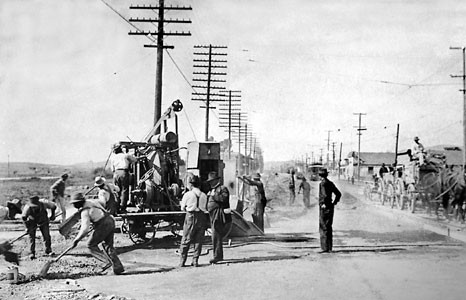 Paving San Pablo Avenue