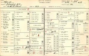 WPA household census for 123 WEST 51ST STREET, Los Angeles County