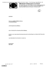 [Letter from Pretish to Franco Scannella regarding Stock List & Transaction Report]