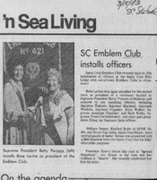 SC Emblem Club installs officers