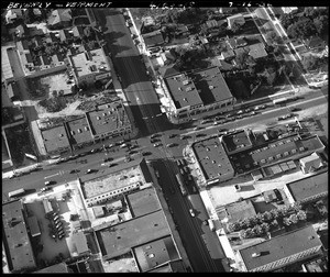 Aerial view of intersection-Beverly & Vermont, 1936