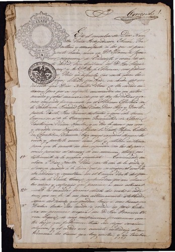 Testament of Manuela Jiménez of Querétaro, Mexico