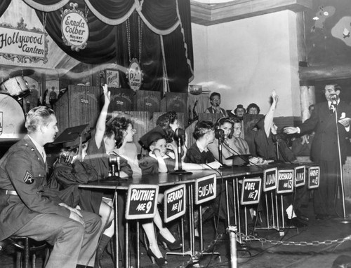 Quiz Kids at the Hollywood Canteen