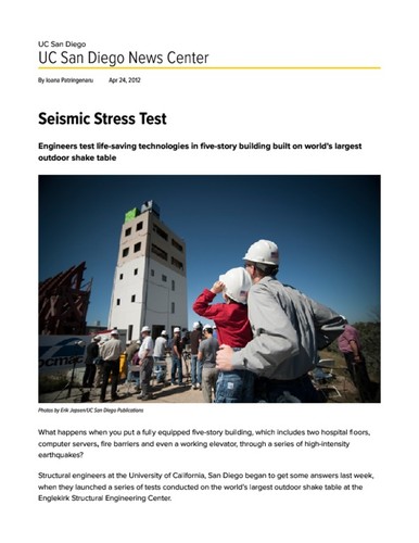 Seismic Stress Test