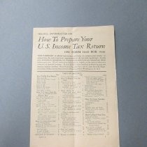How to Prepare your U.S. Income Tax Return