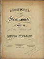 Sinfonia nell' opera semiramide del m.O. G. Rossini