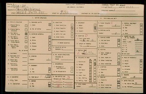 WPA household census for 734 W 74TH ST, Los Angeles County