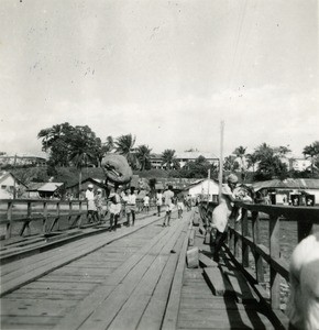 Landing stage in Douala, Cameroon