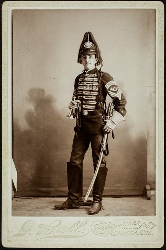 Portrait of a young man in uniform