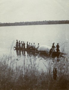 The delegation of the Nalikwanda (royal barge) in Livingstone