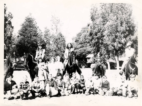 Pet show at Encino Elementary School, 1946