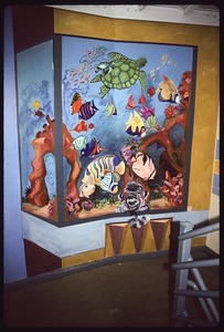 Cat & aquarium, 1992