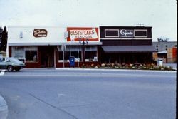 Businesses at the intersection of Highway 12 (Sebastopol Avenue) and Petaluma Avenue (Highway 116) in Sebastopol, California