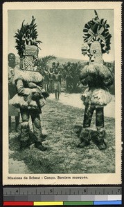 Sorcerer or wizard masks, Congo, ca.1920-1940