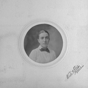 Missionary Elisabeth Svendsen. Sendt to South India 1901. Carmel, Tiruvannamalai 1906-1907. In