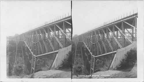 Side view of Cantilever Bridge, Niagara Falls. N.Y