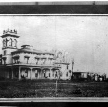 Copy Print of the Bidwell Mansion after construction circa 1868