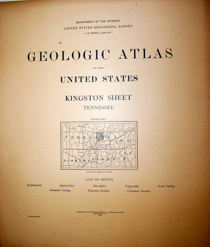 Geologic Atlas of the United States : Kingston sheet, Tennessee