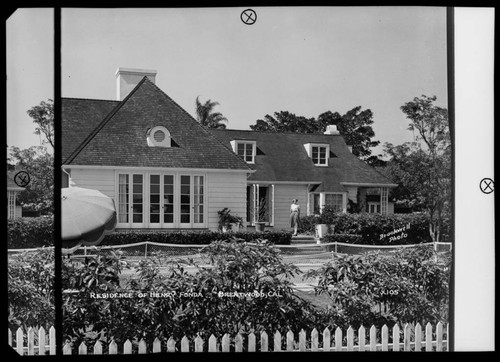 Residence of Henry Fonda, Brentwood, Cal