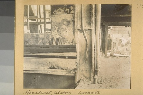 Monadnock, 1st story - dynamite