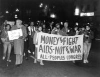 Marching for AIDS funding