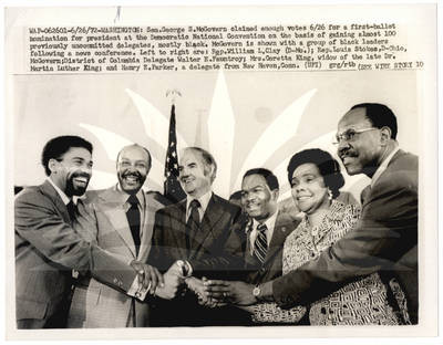 Senator George McGovern with Black Leaders