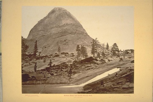 Helmet Dome and Little Grizzly Fall. Valley of the Yosemite. No. 42