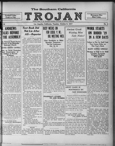 The Southern California Trojan, Vol. 9, No. 4, October 09, 1917