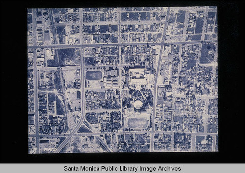 Fairchild Aerial Surveys photography of Santa Monica west to east from Olympic Blvd. to Santa Monica High School and Lincoln Blvd. (Job # 4354 - 4) flown February 20, 1937