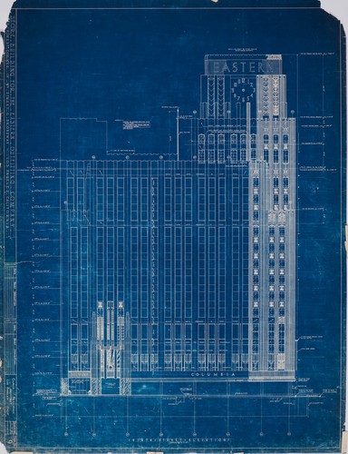 Curlett & Beelman: Eastern Columbia, Ninth Street elevation