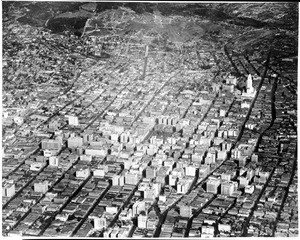 Aerial view across Los Angeles, ca.1928