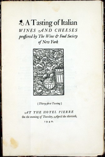 Wine and Food Society of New York - Hotel Pierre