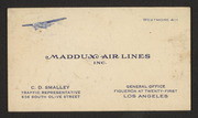 Maddux Air Lines Inc. C.D. Smalley