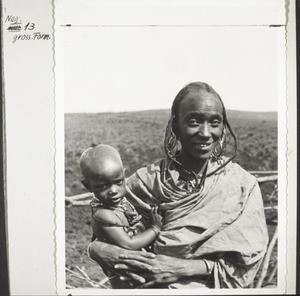 An Mbororo mother with her child